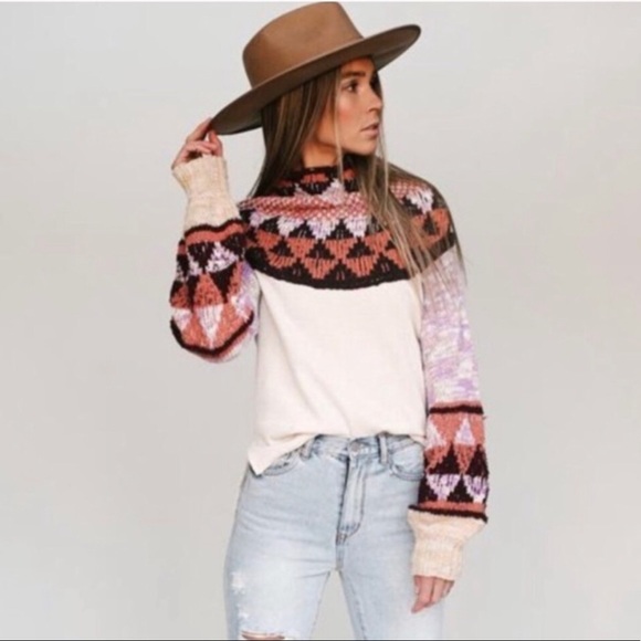 ***SOLD!**NWT Free People Swit the Small Stuff pullover M - Picture 8 of 12